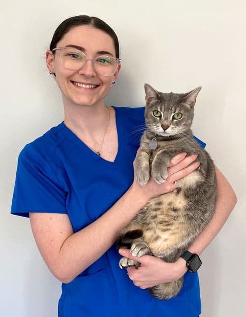 Vet staff Kate