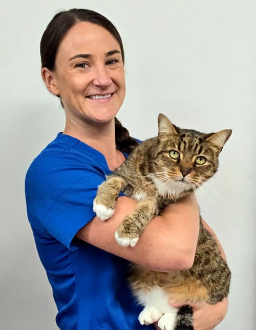 Vet staff Sarah